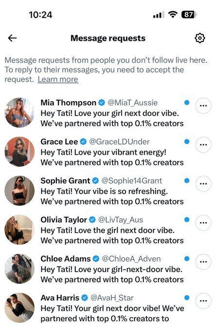 Watch Tati Evans🦋's leaked NSFW photo on TwXstars