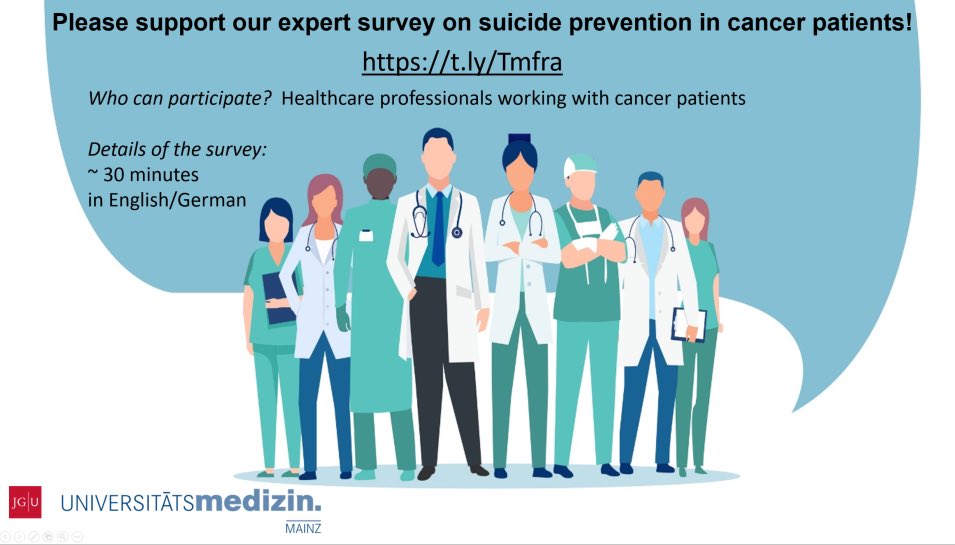 Mareike Ernst (@ernst_mareike) on Twitter photo dear colleagues - if you are a healthcare professional working with people with cancer, please consider taking part in our ✨ expert survey ✨ led by <a href="/schwinn_tamara/">Tamara Schwinn</a>; available in english and german, and please share it widely with your network! (link in the following tweet) dear colleagues - if you are a healthcare professional working with people with cancer, please consider taking part in our ✨ expert survey ✨ led by <a href="/schwinn_tamara/">Tamara Schwinn</a>; available in english and german, and please share it widely with your network! (link in the following tweet)