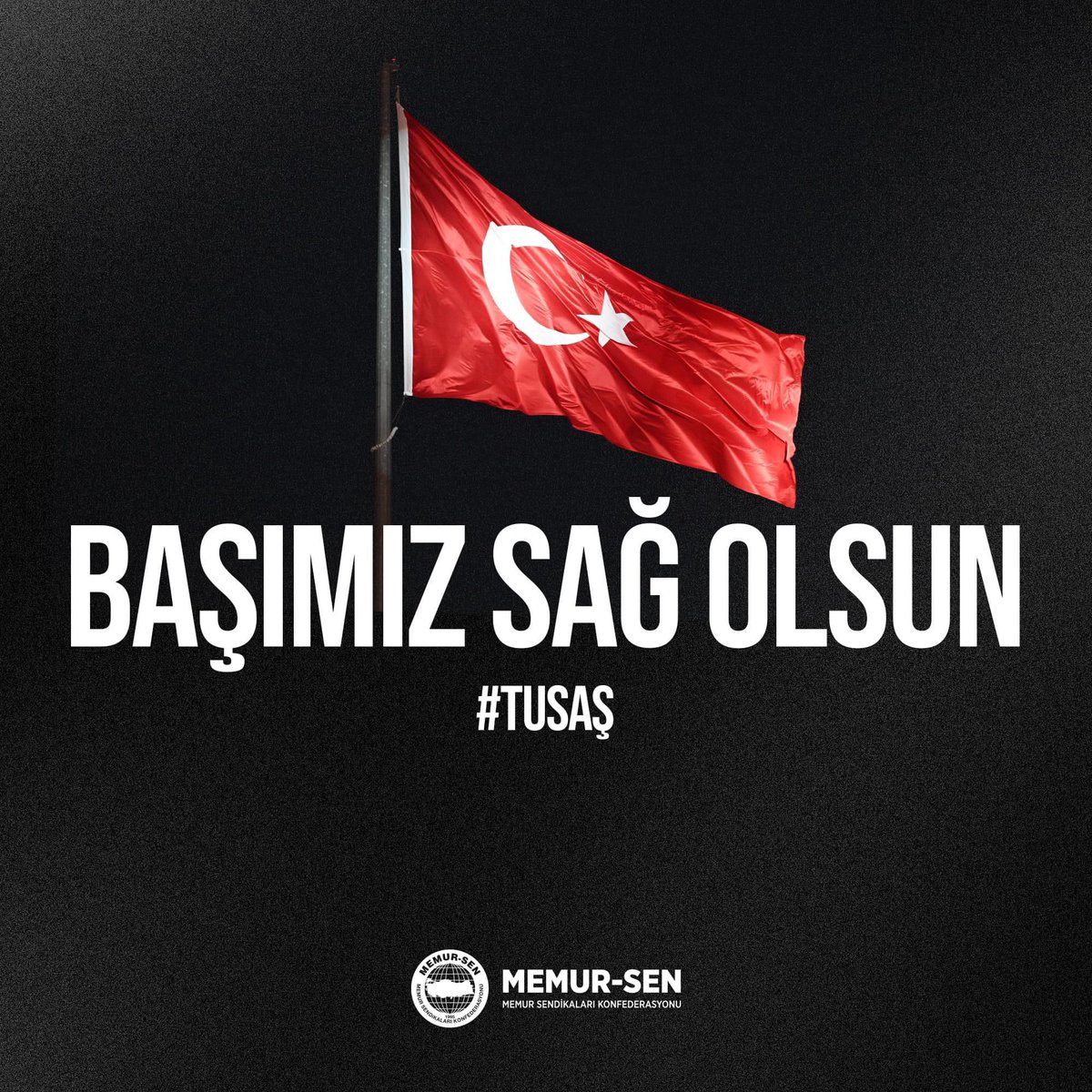 ebszonguldak1's tweet photo. Milletimizin başı sağ olsun. 🇹🇷 

Ankara Kahramankazan' da bulunan Türk Havacılık ve Uzay Sanayii AŞ. (TUSAŞ) tesislerine yönelik düzenlenen alçak terör saldırını lanetliyor, saldırıda şehit olan vatandaşlarımıza Allah'tan rahmet, yaralılarımıza acil şifalar diliyoruz. https://t.co/C6OT5i5hU7