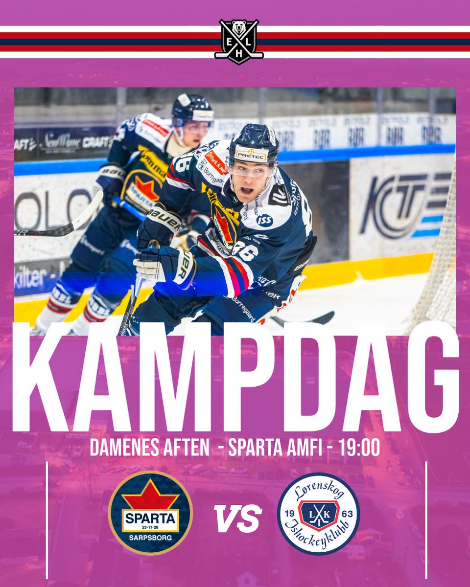 Damenes aften i Sparta Amfi i kveld! 🎀

🆚 Lørenskog
🕝 19:00 
🍽️ Restauranten er åpen kun for damer før kamp - FULLBOOKET
🍻 Puben er åpen fra 17:30
🛍️ Shoppen åpner 17:30
🏟️ Amfi’n åpner 18:00
🅿️MANNEPARKERING i loungen åpner 17:30

🎫 sparta.ticketco.events/no/nb/m/e/spar…