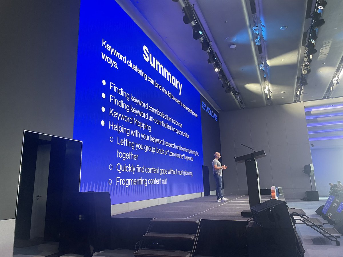 nikrangerseo's tweet image. Huge takeaways 

@digitalquokka @ahrefs
#AhrefsEvolve #KeywordClustering #keywordInsights