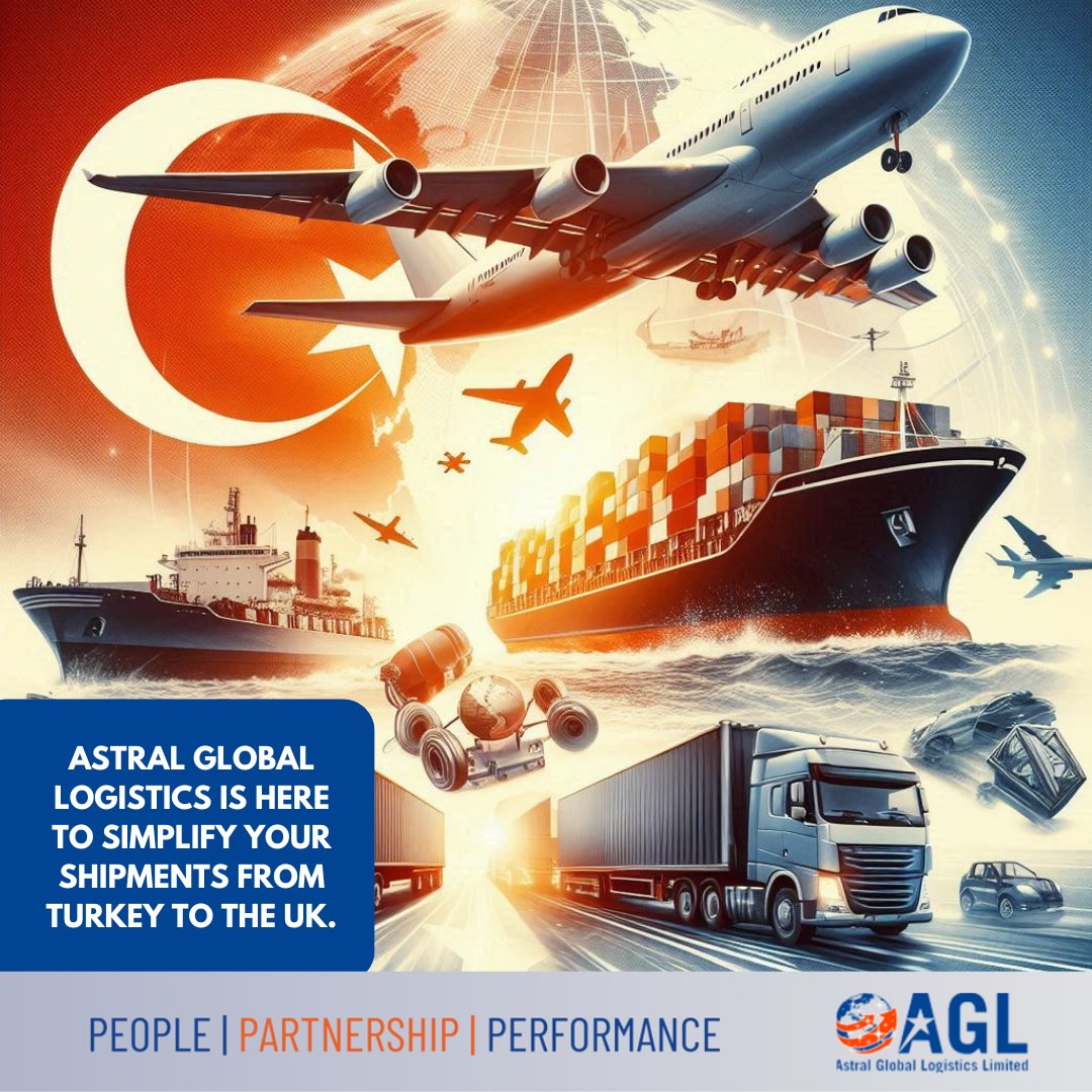 The 2020 UK-Turkey FTA continues to secure £20 billion in trade! 🇬🇧🇹🇷 As a hub between Europe, Asia, the Middle East &amp; Africa, Turkey is vital for global trade.

Need to ship from Turkey to the UK? Let Astral Global Logistics handle your freight by air, sea, or road.