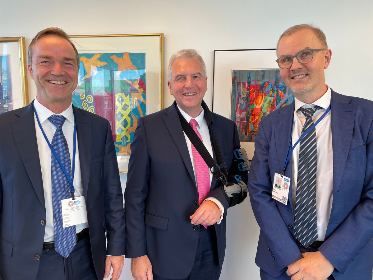 ESM (@esm_press) on Twitter photo Constructive discussion between ESM Chief Economist <a href="/r_strauch/">Rolf Strauch</a>, Tuomas Saarenheimo, and European Department Director Alfred Kammer during the #IMFmeetings.
They discussed key challenges in the euro area.
#ESMeuro <a href="/IMFinEurope/">IMF Offices in Europe</a> Constructive discussion between ESM Chief Economist <a href="/r_strauch/">Rolf Strauch</a>, Tuomas Saarenheimo, and European Department Director Alfred Kammer during the #IMFmeetings.
They discussed key challenges in the euro area.
#ESMeuro <a href="/IMFinEurope/">IMF Offices in Europe</a>