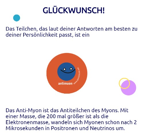 Ich bin ein Anti-Myon! Ich fühl mich auch wirklich sehr Anti 🧛‍♀️

Welches Elementarteilchen bist du? Finde es heraus:
scoollab.web.cern.ch/sites/default/…
#cern