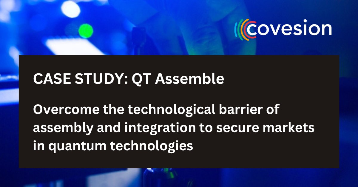 _Covesion's tweet photo. Visit https://t.co/1agjkj9lav to read our latest case study, QT Assemble.
#_Covesion #innovateuk #FraunhoferCAP #aegiq_tech #CalPhotonics  #AlterTechnology #SkylarkLasers #infleqtion #PhotonForce #ghphotonics #PowerPhotonic #RedWaveLabs #UniStrathclyde #unisouthampton #INEXMicro https://t.co/xTUE5j99TH