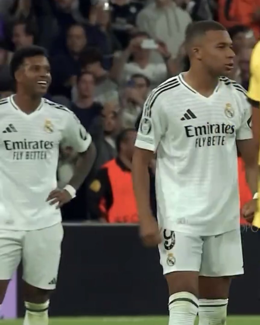 Rodrygo laughing, he knew. 😂