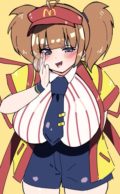 「今なら私のダブチ❤食べれますよ❤」急に現れた教祖様の後継者のいまだけダブチ食べ美ちゃんです☺☺ #いまだけダブチ食べ美 