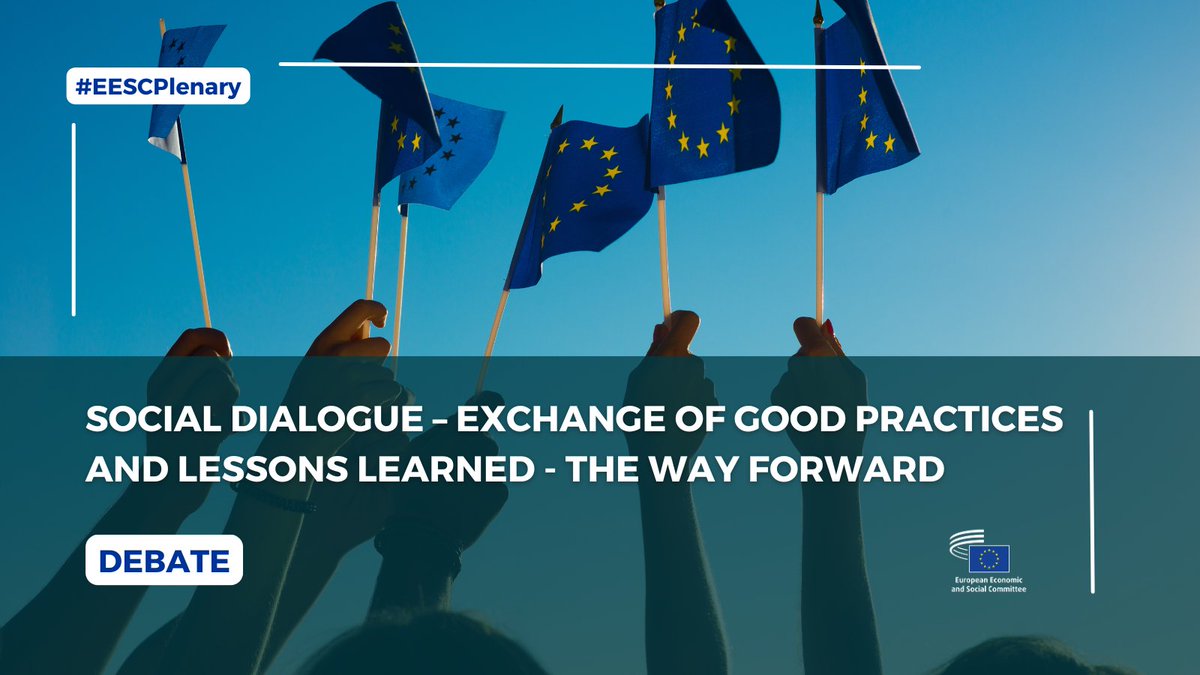 Join our debate on social dialogue &amp; labour.

Our guests:
🇺🇳 <a href="/ilo/">International Labour Organization</a> expert <a href="/PapadakisKosta5/">Papadakis Kostas</a>;
🇵🇱 <a href="/Konf_Lewiatan/">Konfederacja Lewiatan</a> DDG Kinga Grafa;
🇲🇪 <a href="/UPCG_MEF/">Unija poslodavaca CG</a> Secretary General Suzana Radulović;
🇲🇩 <a href="/cnsmmd/">CNSM</a> President Igor Zubcu;
🇨🇿 <a href="/odbory/">ČMKOS</a> President <a href="/JStredula/">Josef Středula</a>.

Live → europa.eu/!qQ64Yc