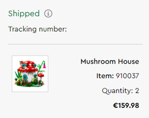 So it begins: The shipping of my #LEGO Mushroom Houses! I can't wait for you to build it😍

#bricklink #legomushroomhouse