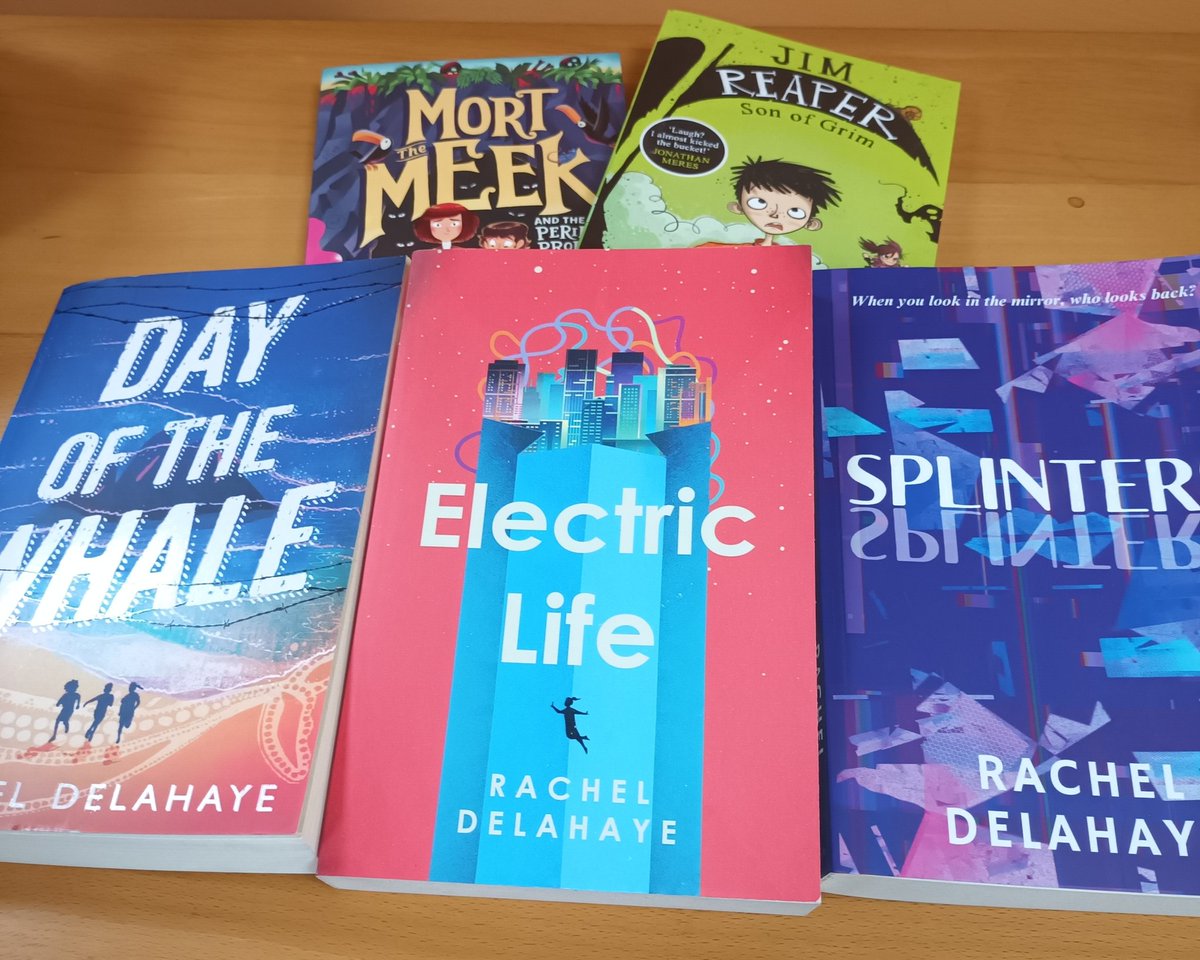 Today's #AuthorCheerleaders post recommends that awesome author and lovely human being <a href="/RachelDelahaye/">Rachel Delahaye = racheldelahaye.bsky.social</a>. Her animal books for young readers are a delight, her middle grade books are hilarious and her YA books are among the best you'll read. Everything she writes is gold