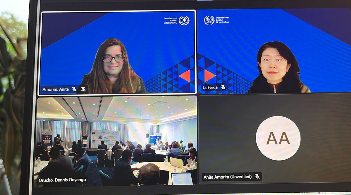 sstc_mp's tweet image. Vice Minister MORHSS China Li Zhong opens with ILO Director Caroline Mugalla Dar es Salaam @soc_protection @Anitabnamorim ILO PARTNERSHIPS the signature of a new China funded South-South Social Protection project for Laos, Kenya  24.10.24 : hybrid event, both in Nairobi &amp;amp; Geneva