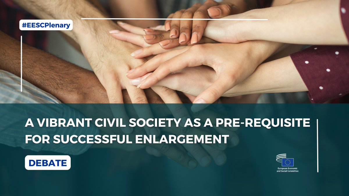 A vital civil society, a successful #EUEnlargement.

Join our debate with <a href="/EUCivicForum/">European Civic Forum @eucivicforum.bsky.social</a> SecGen Alexandrina Najmowicz; <a href="/The_Wheel_IRL/">The Wheel</a> CEO <a href="/cooper_ivan/">Ivan Cooper</a>; @BCSDN Dir Biljana Spasovska, <a href="/YuerekliAyse/">Ayşe Yürekli</a> from <a href="/kagider/">kagider</a> &amp; Elise Bernard from <a href="/robert_schuman/">Fondation Schuman</a>.

🔴Live→ europa.eu/!qQ64Yc