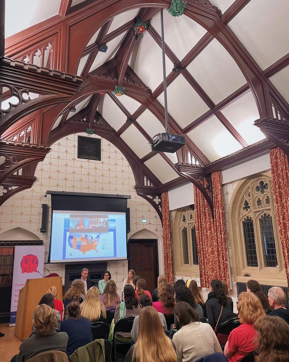 It was great to speak at <a href="/CamReproRights/">Cambridge University for Reproductive Rights</a> last week on the topic of 'The US Election: What's at Stake for Reproductive Rights?'. I welcomed the opportunity to talk about substantive due process!

Lovely to be in the Old Divinity School and to be with <a href="/demsabroaduk/">Democrats Abroad UK</a> @DrKatieGaddini