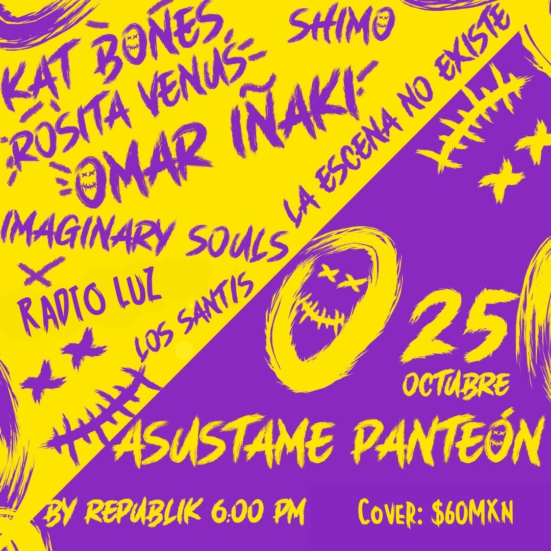 Nos vemos el viernes en Byrepublick con un madral de bandas de todo tipo.