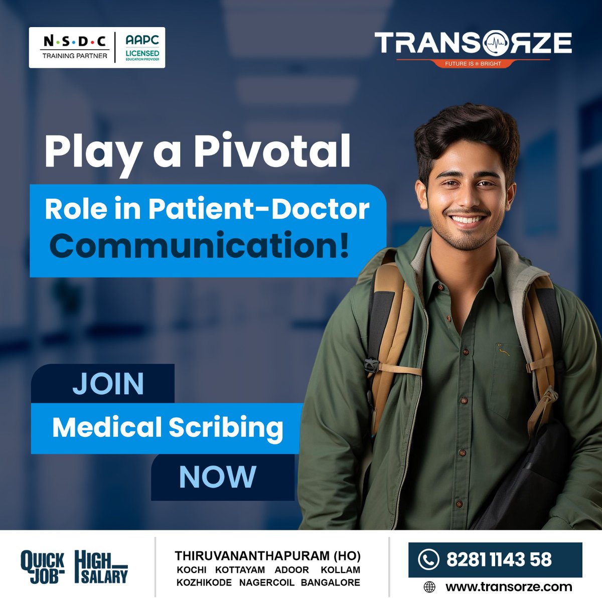 tipsprajesh's tweet image. Unlock your potential with a Medical Scribing Certification Course in Coimbatore by Transorze Solutions. Take the first step towards a rewarding career in healthcare today!
Visit: transorze.com/our-programs/m…
#MedicalScribing
#MedicalScribingTraining
#course