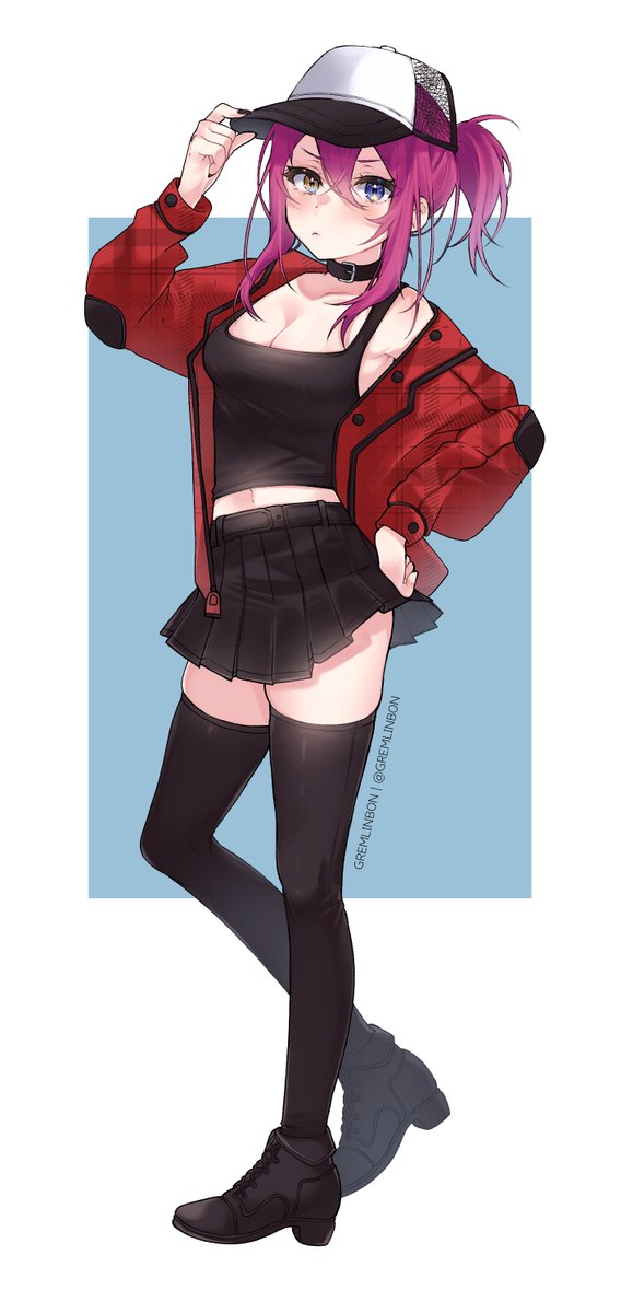 gremlinbon's tweet image. finished piece!