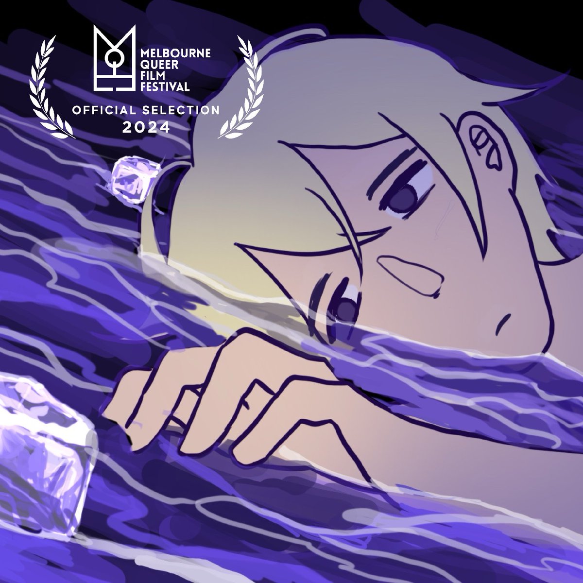 princesbow_'s tweet photo. Im excited to announce that my 2d short film “Monologue” will be screening on 16 nov at the Melbourne Queer Film Festival this year! 

#mqff #indieanimation #animatedshortfilm #queerfilm https://t.co/p1F8M5ApZr