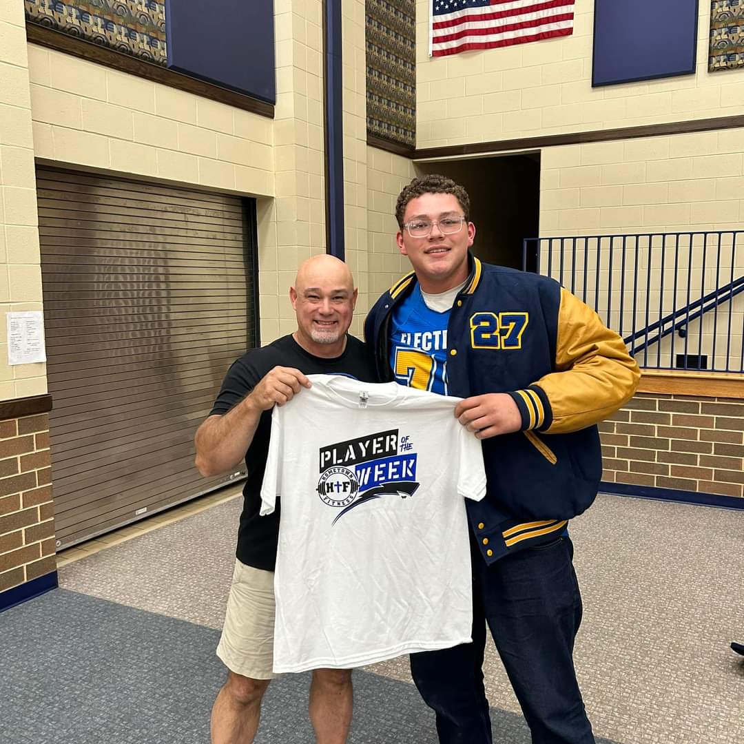 PhiloFootball1's tweet photo. Help us congratulate Christian Long for his week 8 performance making him our Hometown fitness player of the week. https://t.co/3r99AS24ej