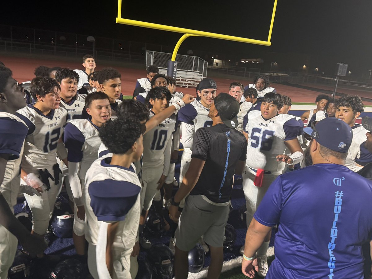 BFHS__Football's tweet image. Huge Congratulations to our Fairfax Freshman squad for finishing out the JVB slate at 5-1 and on a 5 game Win streak . Next week we have a JV game to end the season.
Build The Culture at Fairfax starting with our foundation! These kids are our Future!