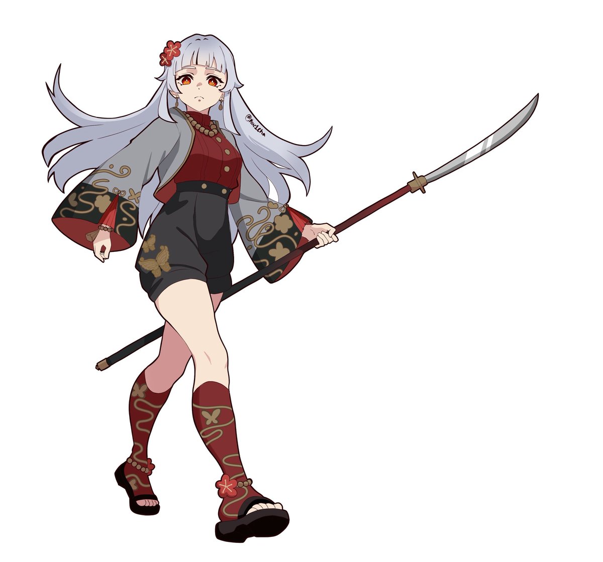 demon slayer oc #art #animeart #oc #demonayeroc #demonslayer #kny