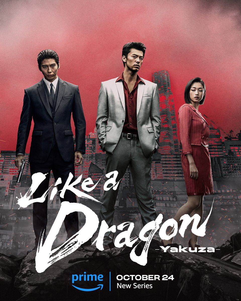 RGGStudio's tweet image. 10 years in the joint made us an Amazon Original live-action series on Prime Video. Tune in tomorrow, October 24th at 8am PT/11am ET to stream Like a Dragon: Yakuza 🐉