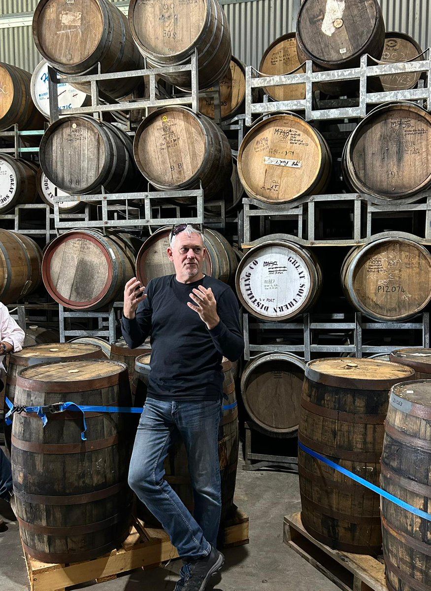 Field trip #5 ...And trip envy
..Cameron Syme from Limeburners talking the science of distilling #Agronomy24