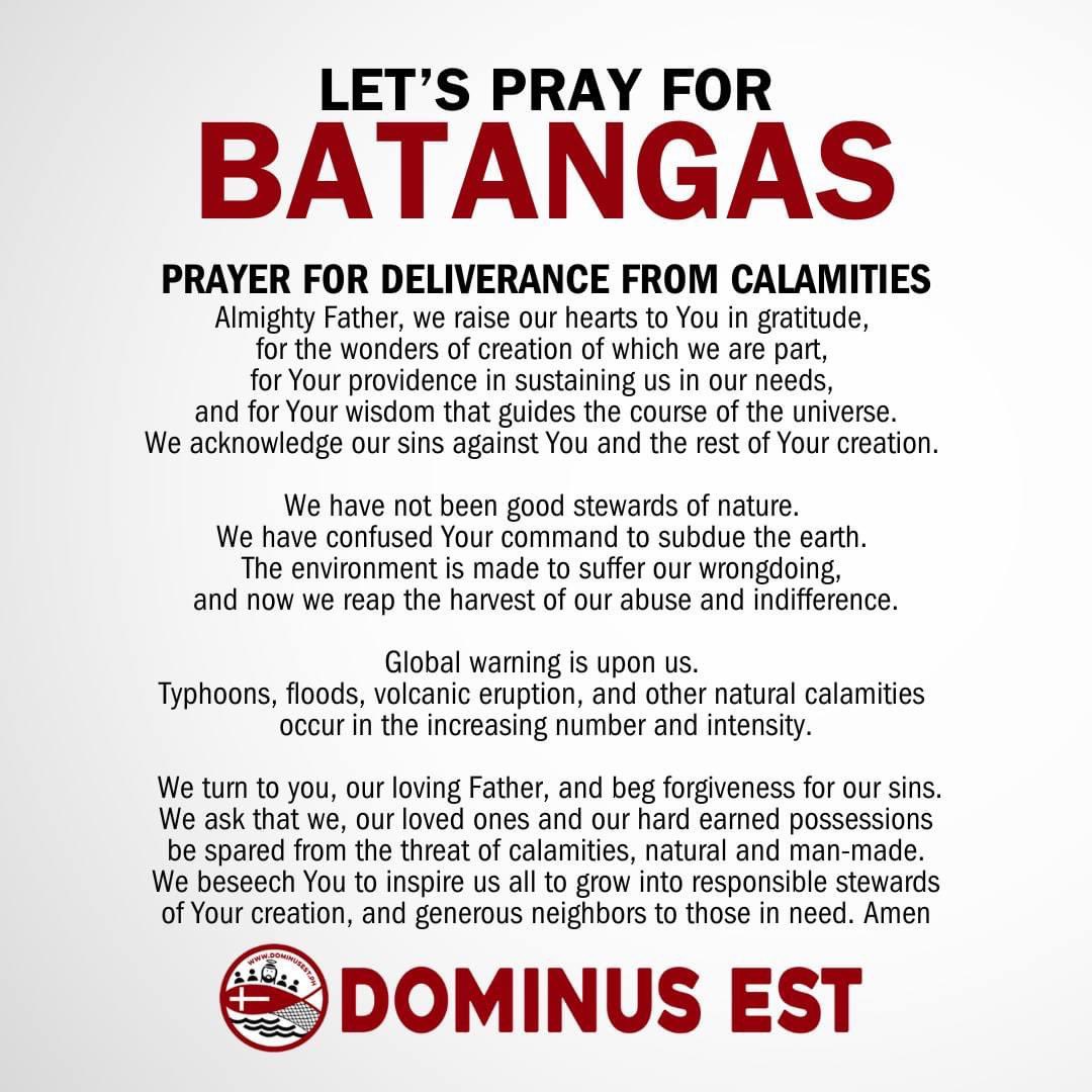 LETS PRAY FOR BATANGAS 🙏 

parts of batangas are now flooding due to severe tropical storm #KristinePH. the province is under heavy rainfall warning for several hours already. lord guide them and sana marescue na agad ung mga need ng tulong ❤️‍🩹