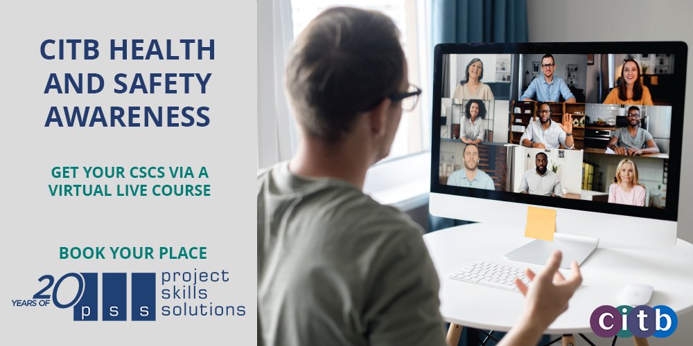 PSS_Training's tweet image. Need your labourers green card? Attend our online Tutor-Led CITB Health and Safety Awareness Course via Zoom.
Gain a qualification required for most construction sites in the UK.
📅 Nov 8th
💷 £130+VAT.
Book now! bit.ly/3XBaTwg #remotecourse #HealthAndSafetyAwareness