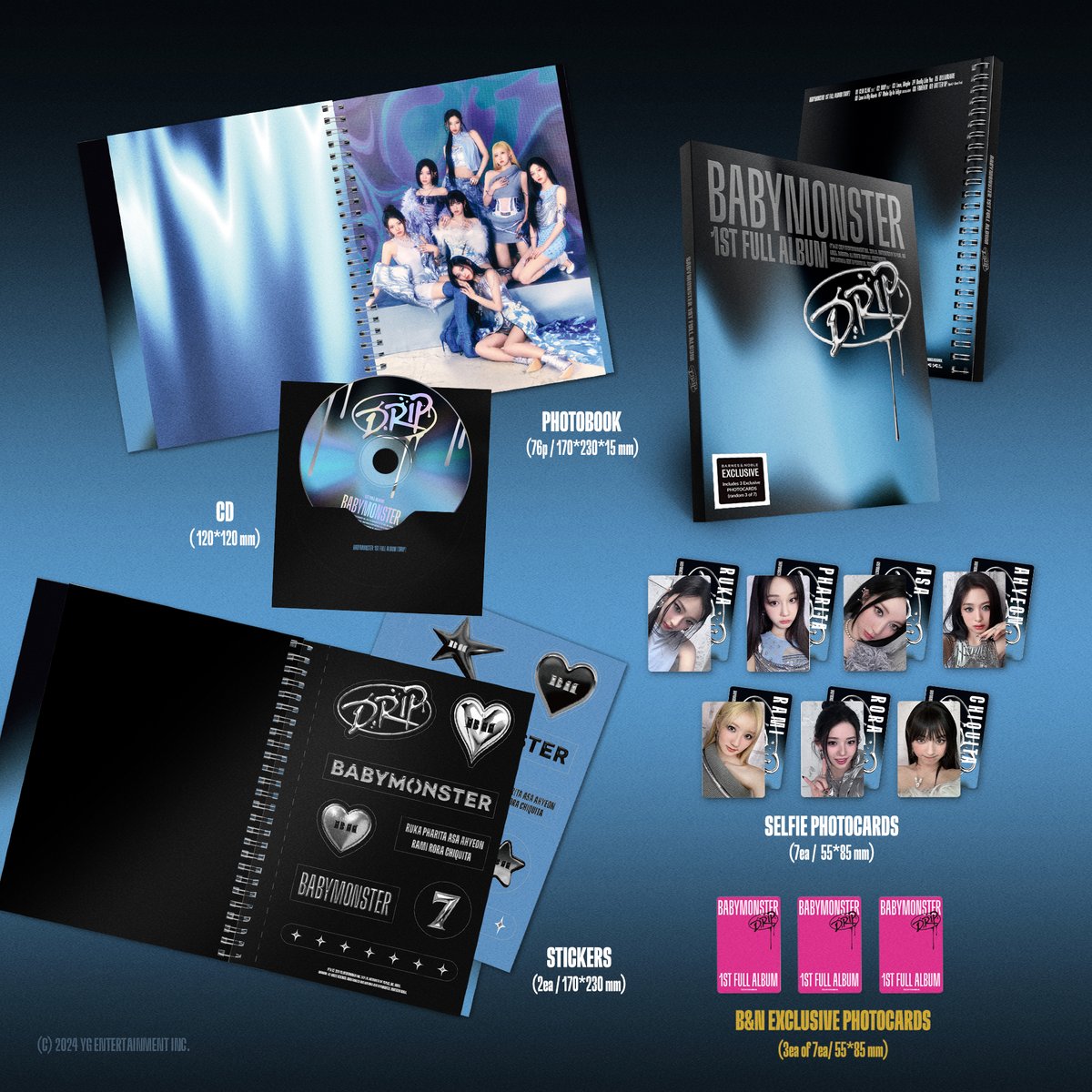 Pre-order your exclusive version of [DRIP] available only at Barnes &amp; Noble!
▶️barnesandnoble.com/w/drip-babymon…

#BABYMONSTER #베이비몬스터 #1stFULLALBUM #DRIP #YG