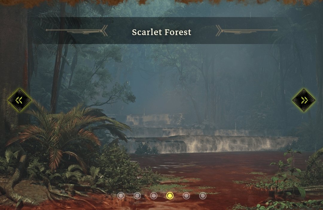 TweetingGaruga's tweet photo. The heavy downpours of Scarlet Forest makes the water overflow into Oilwell Basin to extinguish the flames and down the river bringing the time of plenty in Windward

Later the rust from Oilwell Basin flows back and causes the water to turn red in Scarlet Forest https://t.co/yXXy6izPSe