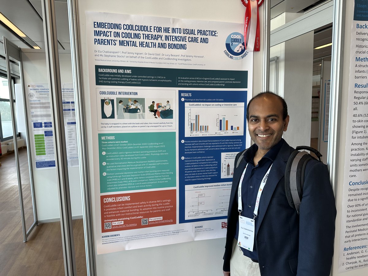 premstem (@premstem) on Twitter photo At #EAPS2024 we spoke to <a href="/ela_chak/">Ela Chakkarapani</a> about the CoolCuddle intervention. It allows parents to hold their baby safely while the infant undergoes cooling therapy for brain injury. Learn more:
For healthcare providers ā”ļø ow.ly/b7CB50TPXvi
For parents ā”ļø ow.ly/a4WI50TPXvj At #EAPS2024 we spoke to <a href="/ela_chak/">Ela Chakkarapani</a> about the CoolCuddle intervention. It allows parents to hold their baby safely while the infant undergoes cooling therapy for brain injury. Learn more:
For healthcare providers ā”ļø ow.ly/b7CB50TPXvi
For parents ā”ļø ow.ly/a4WI50TPXvj
