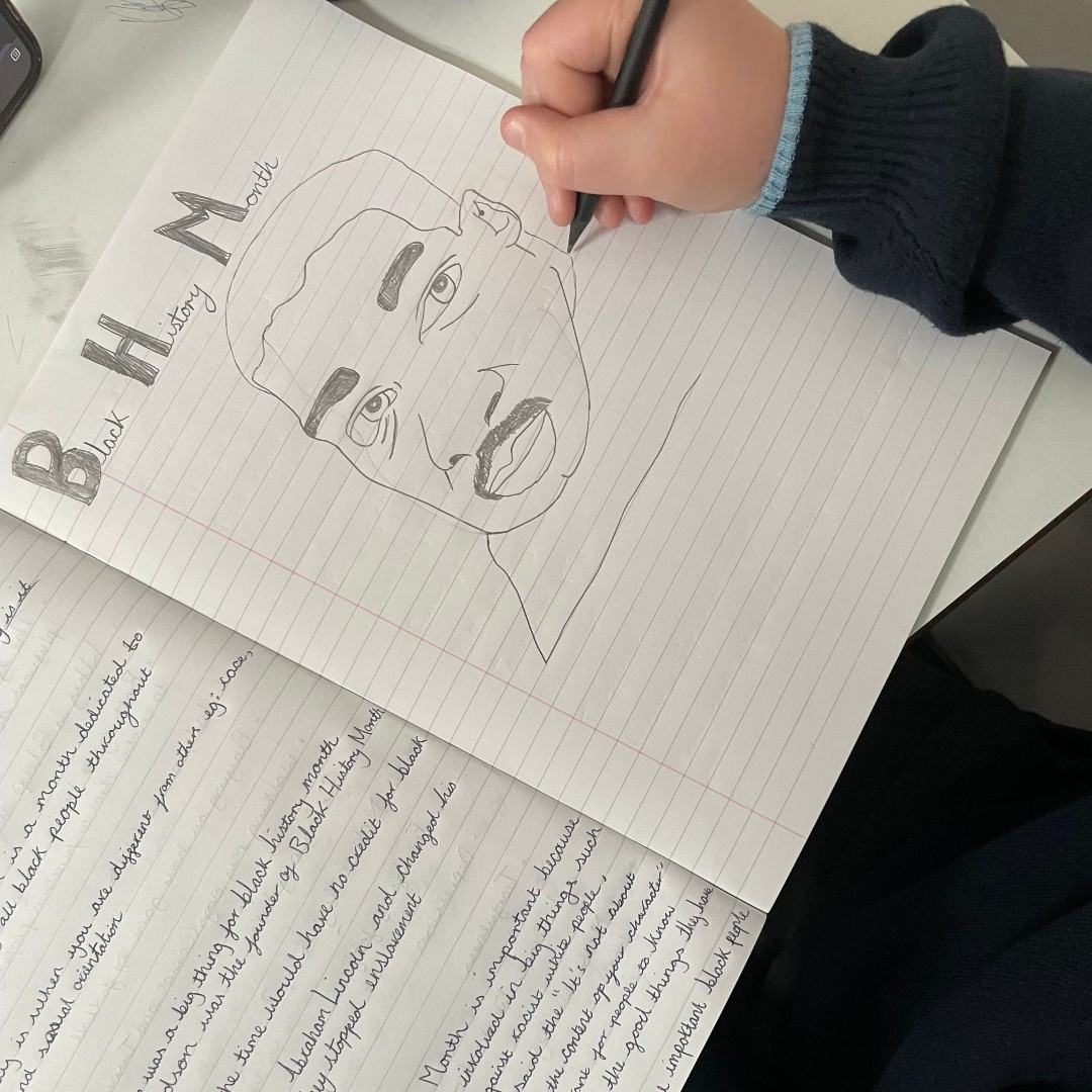 SalesianAcademy's tweet image. This Black History Month, 7Bosco have spent time on #personaldevelopment, learning all things diversity and creating posters to celebrate Black history month. 

At SASJB, we champion equity and Miss Owondja was very proud of the pupils&apos; engagement.

#SASJB #RUAH #BHM #Year7