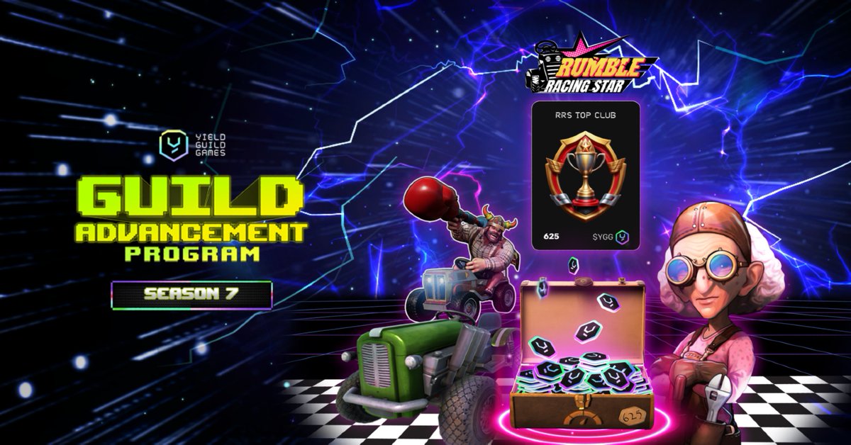 Yield Guild Games (@yieldguild) on Twitter photo 🏎️ REV UP YOUR LAWNMOWERS, GUILD LEADERS!
Ready for some high-octane hilarity? Jump into <a href="/delabsRRS/">Rumble Racing Star 🐞$DELABS</a> where your everyday lawnmower becomes a speed demon!
🏆 RSS TOP CLUB QUEST IS HERE:
- Race together with your guild
- Rock the leaderboards with Club Activity Points
- Compete 🏎️ REV UP YOUR LAWNMOWERS, GUILD LEADERS!
Ready for some high-octane hilarity? Jump into <a href="/delabsRRS/">Rumble Racing Star 🐞$DELABS</a> where your everyday lawnmower becomes a speed demon!
🏆 RSS TOP CLUB QUEST IS HERE:
- Race together with your guild
- Rock the leaderboards with Club Activity Points
- Compete