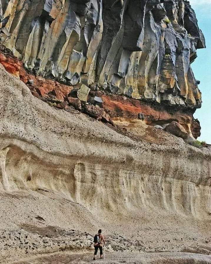 ما هو التفسير الجيولوجي المناسب للصورة؟🤔
🔥⚒🔥
Can you give the interpretation for this pic?

#Yasser_Khalil