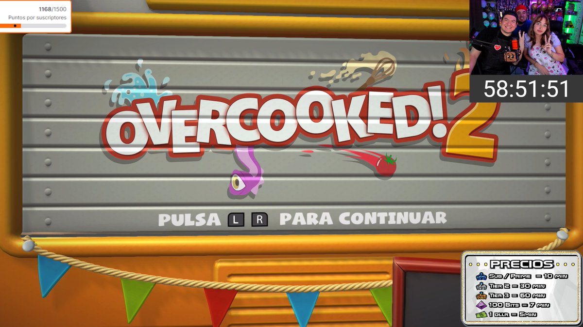 tipomac_'s tweet image. 🔴 JUGANDO #overcooked2 

twitch.tv/tipomac