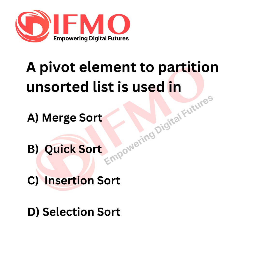 difmotech's tweet photo. In data structures and algorithms, a pivot element is key for sorting and searching. It partitions arrays in Quick Sort and identifies rotation points in Binary Search, greatly enhancing efficiency. #CodingCommunity #TechTips #DifmoTechnologies #AlgorithmAnalysis #CodingHeroes https://t.co/8Fu7zdocoW
