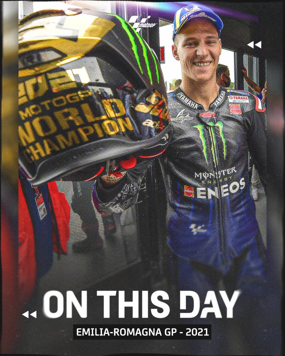 Three years ago today, <a href="/FabioQ20/">fabio quartararo</a> completed the dream! 

Champion of the World 2021! 🏆

#ELD1ABLO 😈