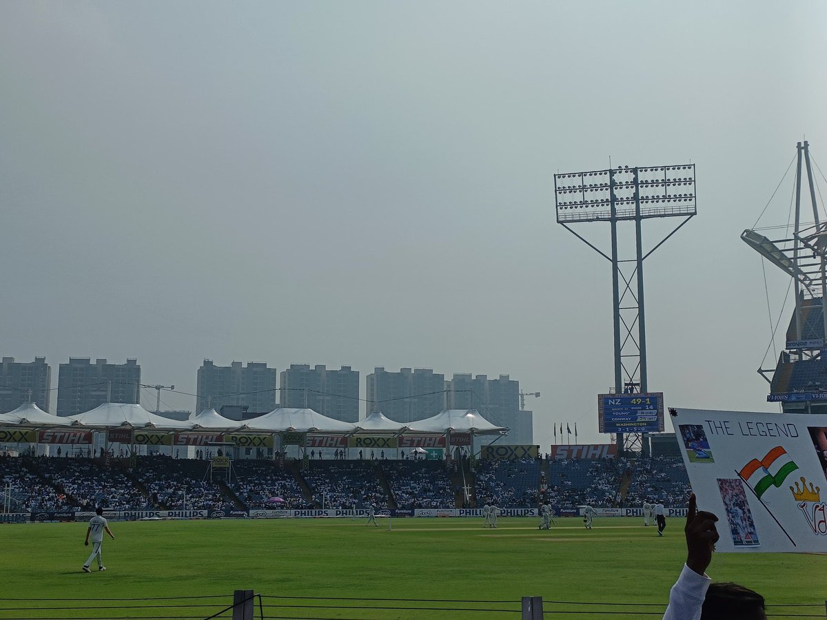 deepakkumar1444's tweet image. #INDvNZ DAY 1