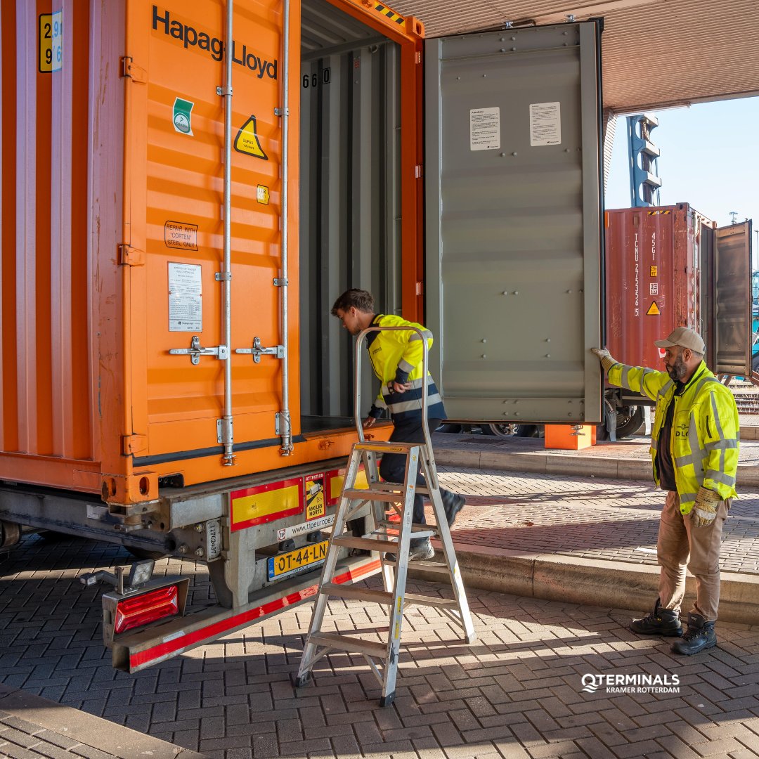 When arriving at our depots each container is carefully inspected, and when necessary, our experienced team carries out estimated repairs.

#QTerminals #QTerminalsKramerRotterdam #Container #ContainerTerminal #EmptyDepot #GlobalTrade #ContainerHandling #Logistics #PortOfRotterdam