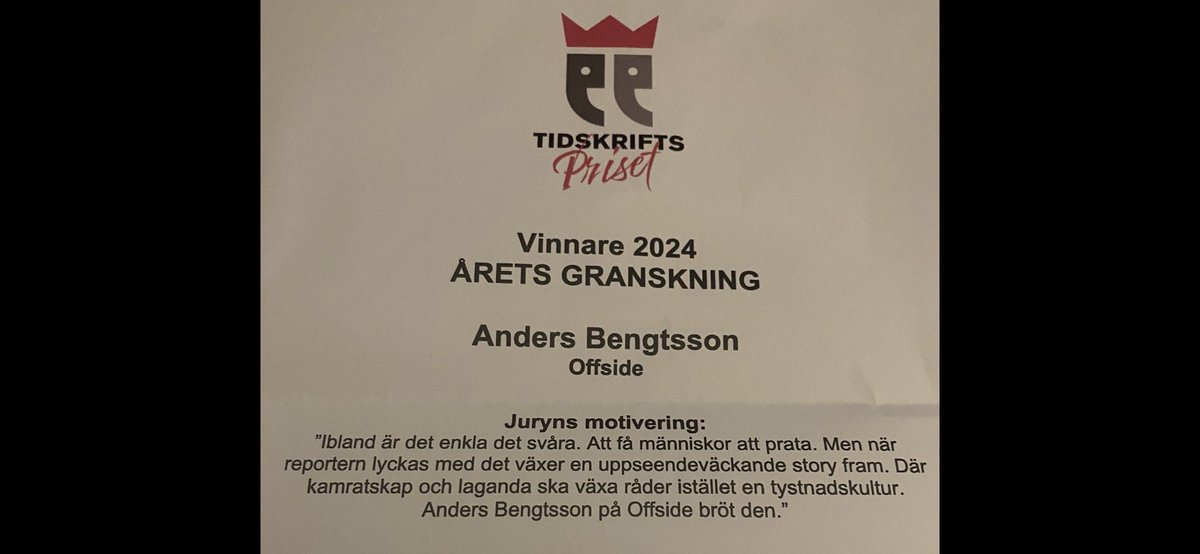 Anders Bengtsson tweet media