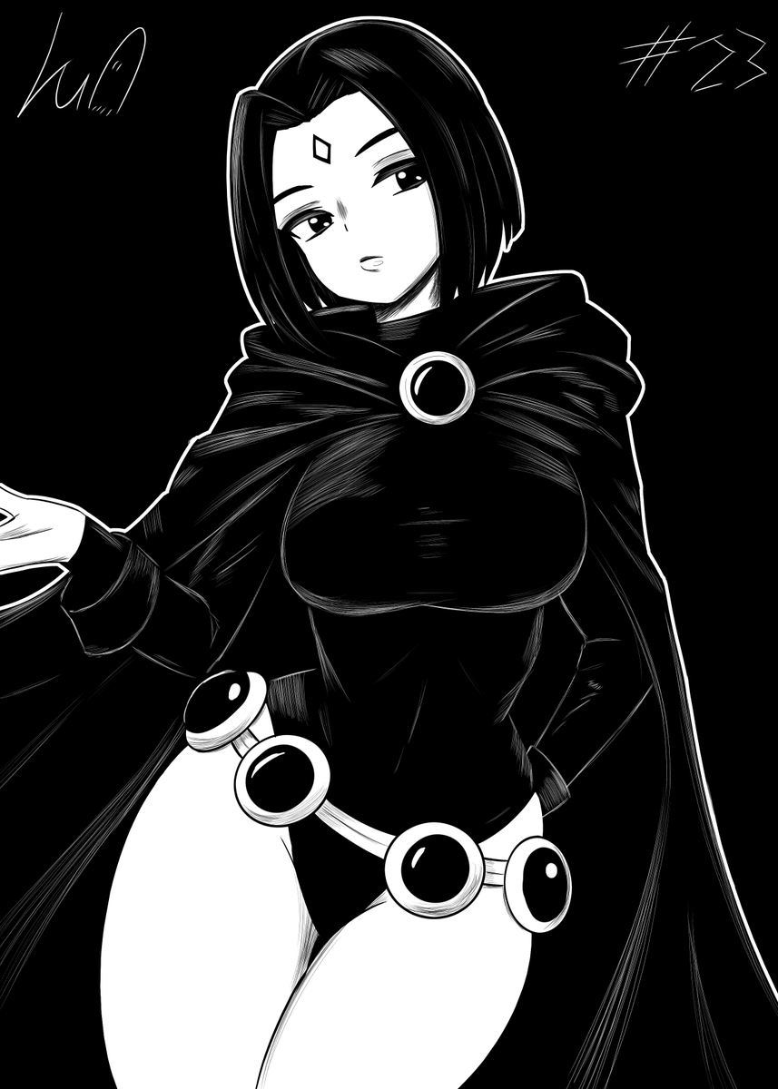 Lughostin's tweet photo. Day 23 of Spooktober: Raven (DC Universe) https://t.co/mb4czy2BdH
