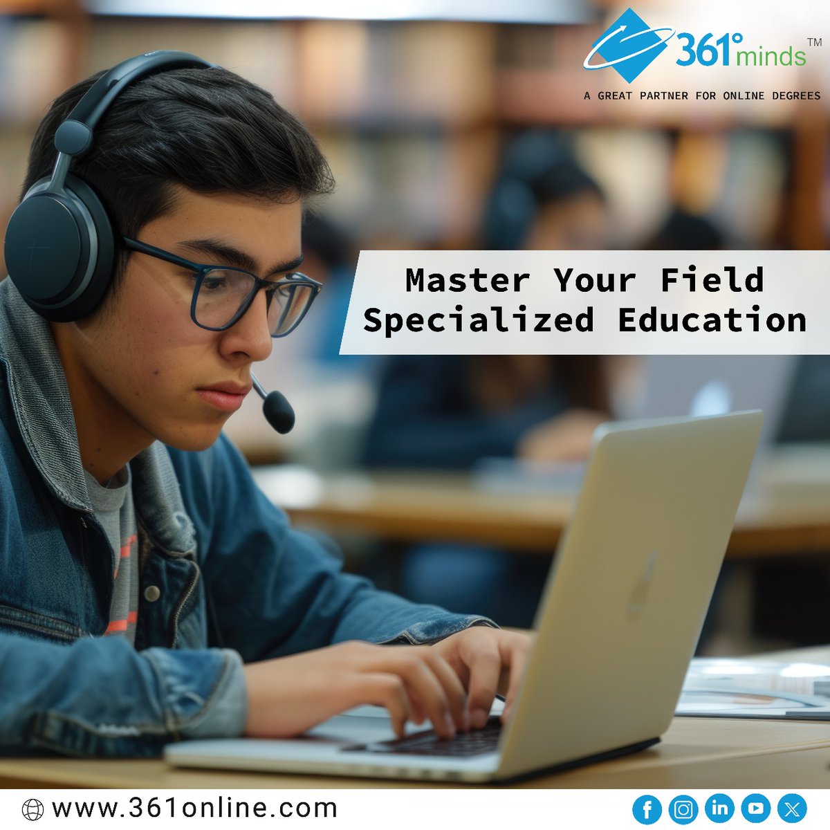 361dm's tweet photo. Stand out in your field with specialized education. Online degrees from prestigious universities offer the flexibility to master your domain while keeping up with industry changes.

#SpecializedEducation #OnlineDegrees #MasterYourField  #361degreeminds #361dmonline https://t.co/G0gytTAdQk