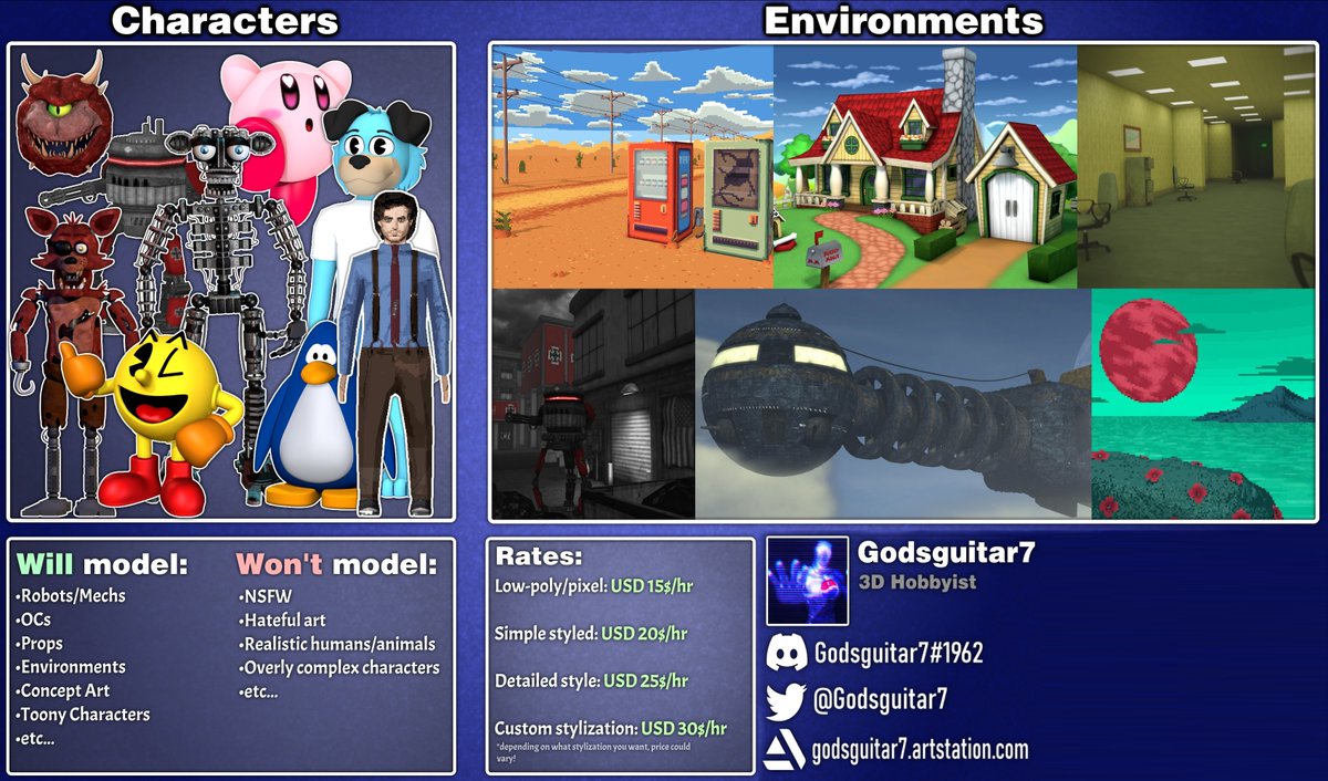 Godsguitar7 (commissions open) tweet media