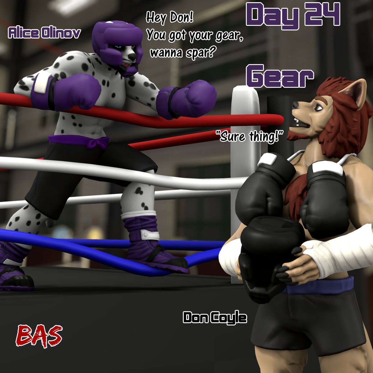 #FIGHTOBER #Fightober2024

Day 24: Gear

Safety first! Always good to train with your buddies and the proper gear.

Ft <a href="/AliceOlinov/">CEO Alice H. Olinov</a> and  <a href="/doncoylevox/">Don 🇵🇷 🔜 AC</a>