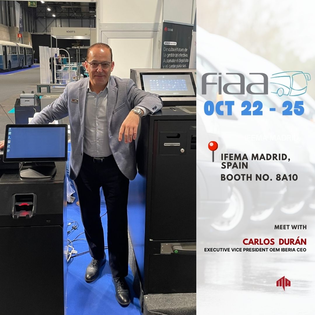 MAutomodules's tweet image. We are pleased to see 32% growth in travelers post-pandemic! Cash payments stay strong, and public transport groups love our Masterwork solutions. Full data integration for bus drivers' cash transactions is streamlining reconciliation. 
#FIAA24 #Spain #TransportSolution #payments