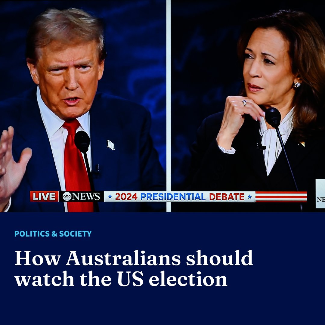 Australians might take a casual interest in US politics in the lead-up to the election 🇺🇸

But PhD candidate Cory Alpert says we must recognise that the future of global democracy, including our own, will be shaped by what happens this November → unimelb.me/48iNEe4