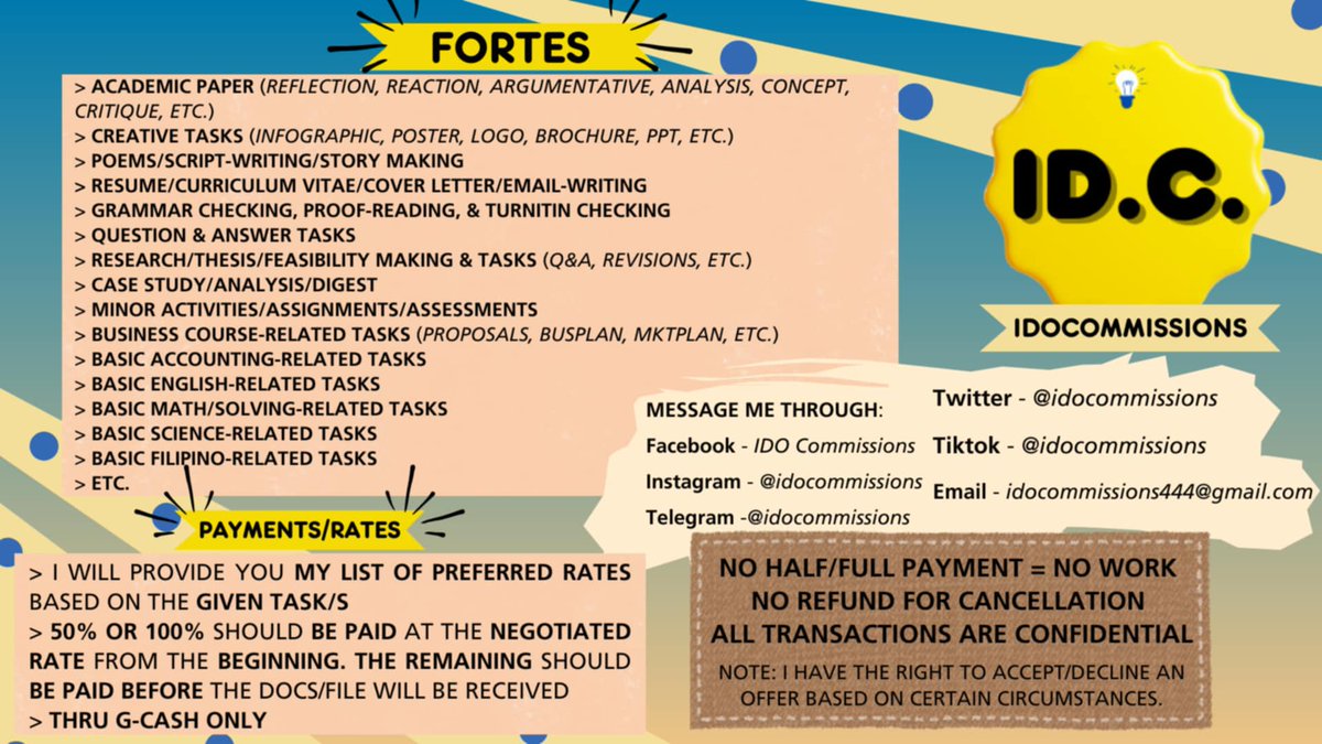 IDo Commissions tweet media
