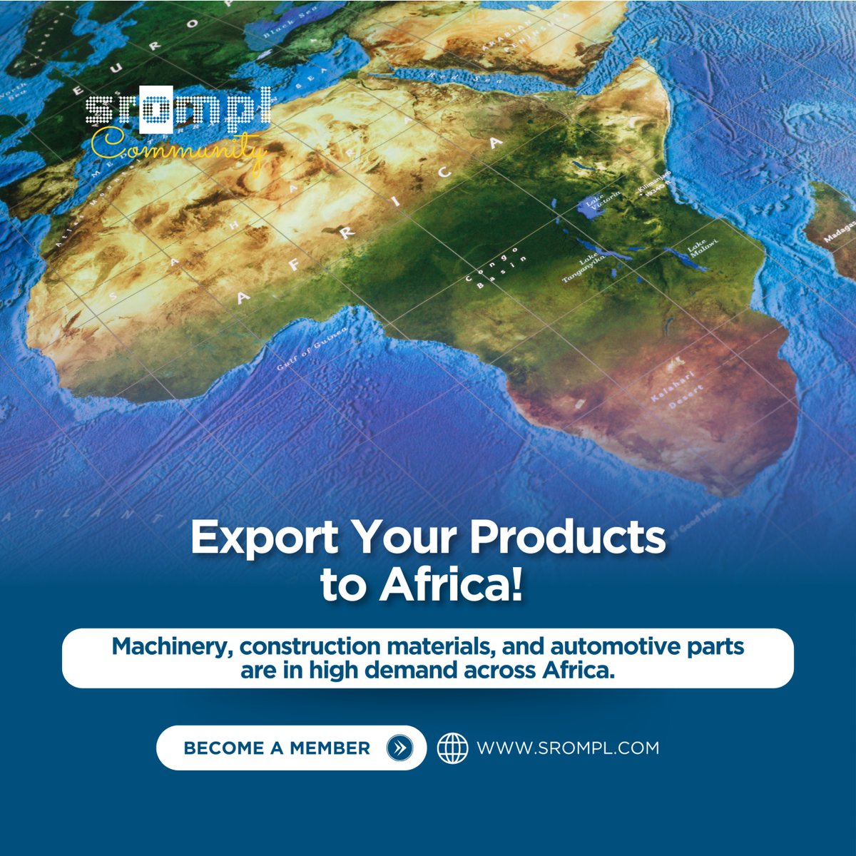 SromplIndia's tweet image. Join Import-Export Business Community chat.whatsapp.com/F32kUwaP7jg7qS…
🌐srompl.com
#AfricaTrade #MachineryExport #ConstructionMaterials #AutomotiveParts #ExportOpportunities #SROMPLCommunity #InternationalTrade #BusinessExpansion #ExportToAfrica #TradeConnections