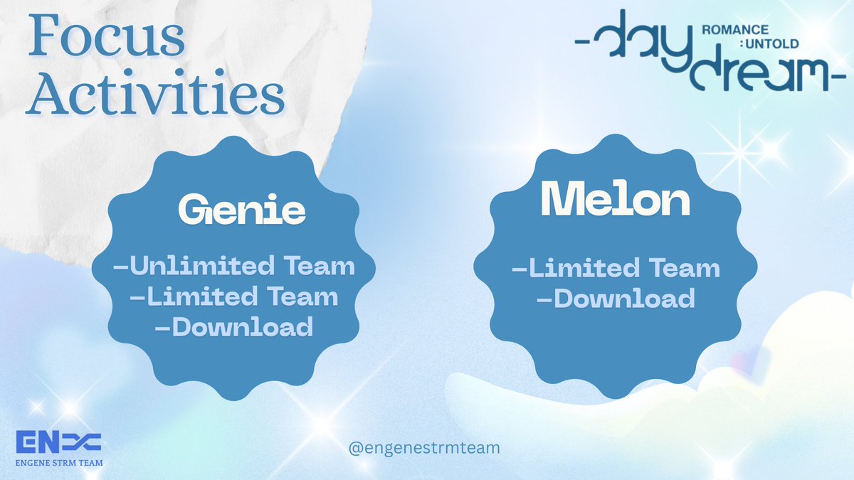 engenestrmteam's tweet photo. UPDATE!

Karena volunteer pada comeback kali ini melebihi target yang kami rencanakan, kami melakukan penambahan tim untuk genie yaitu Genie Limited Team

Kami akan update kembali terkait tim ini ya! 
terima kasih sudah ikut menyukseskan Comeback #ENHYPEN kali ini ENGENES! https://t.co/BOBmw56uZq