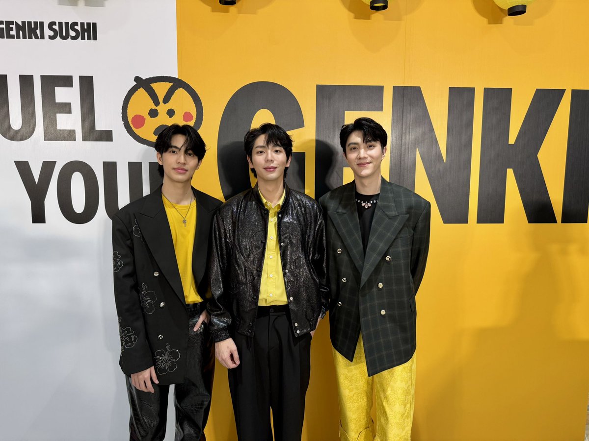 “อัพ ภูมิพัฒน์” 
“เบน บัญญพนต์” 
“บรูซ ศิริกร” ร่วมงาน
GENKI Sushi Grand Opening

#GenkisushiThailand
#uppoompat
#BenBunyapol
#CrocoBruce